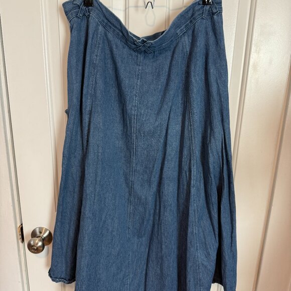 Alice Alexander Janis Midi Skirt in Denim - Picture 5 of 5